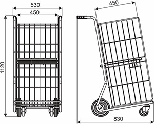 Wozek magazynowy 2s